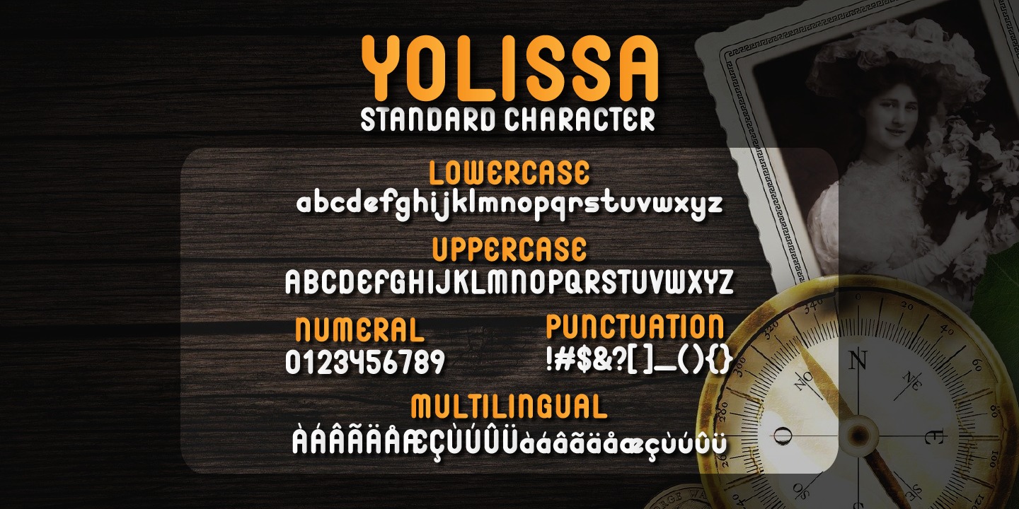 Example font Yolissa #3